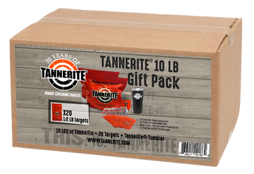 Tannerite GIFTPACK 10 lb Binary Exploding Target Gift Pack w/ Tumbler - 20 x 1/2 lb Targets