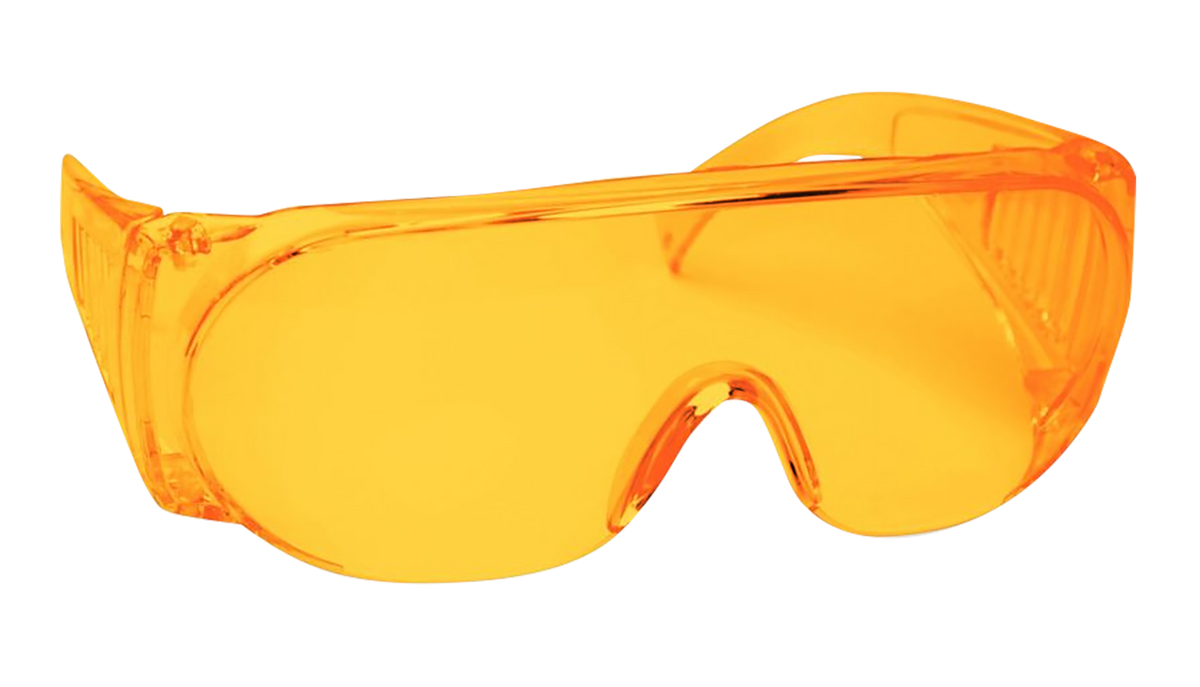 Walkers Game Ear Sport Glasses Full Coverage Amber Lens Polycarbonate Amber Frame