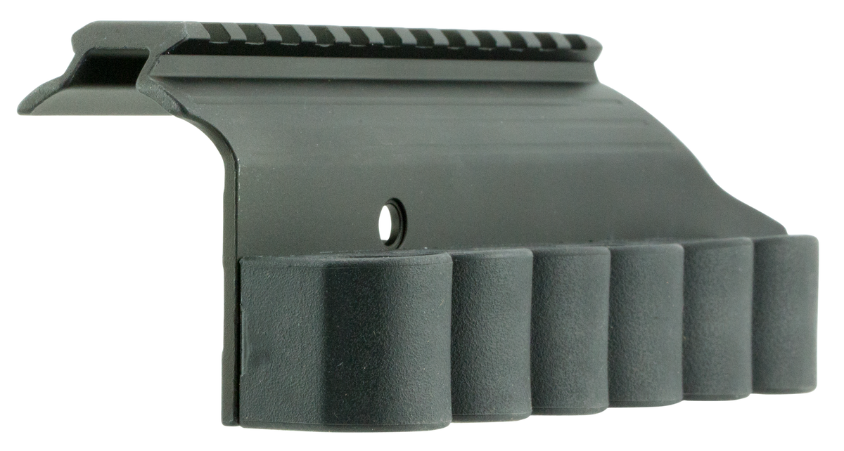 TacStar 1081029 SideSaddle Rail Mount 12 Gauge 6-Rd Shotshell Carrier - Mossberg 500/590