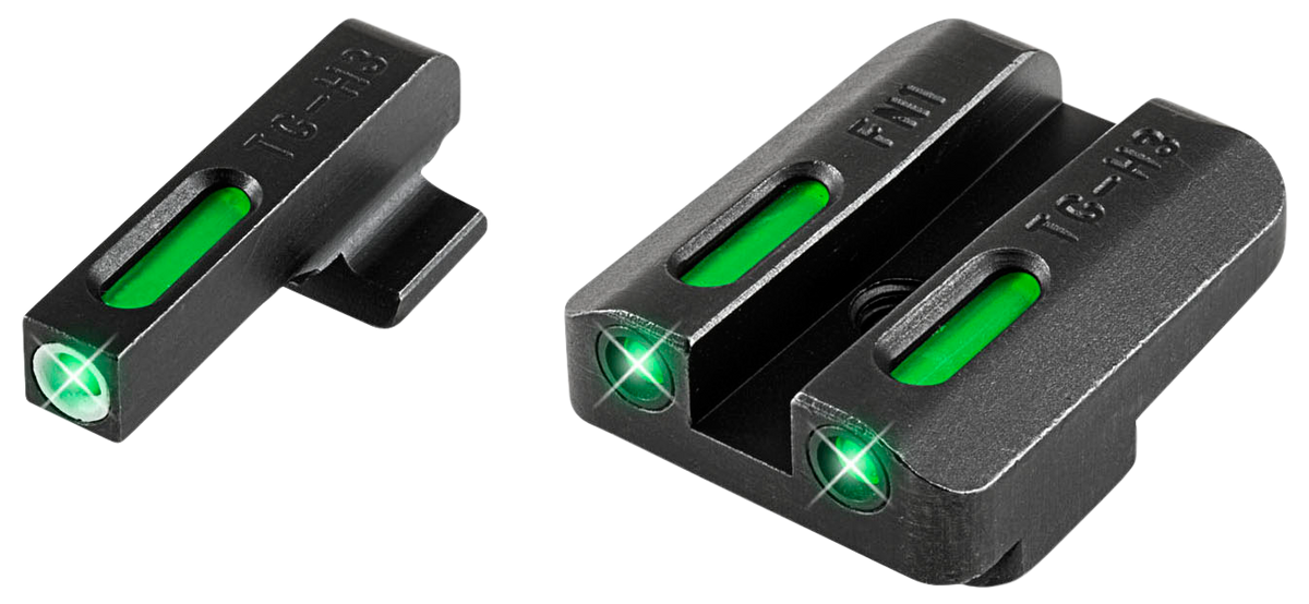 TruGlo TFX FNX-45/FNP-45 Tritium Fiber Optic 3-Dot Night Sight Set - Black Nitride
