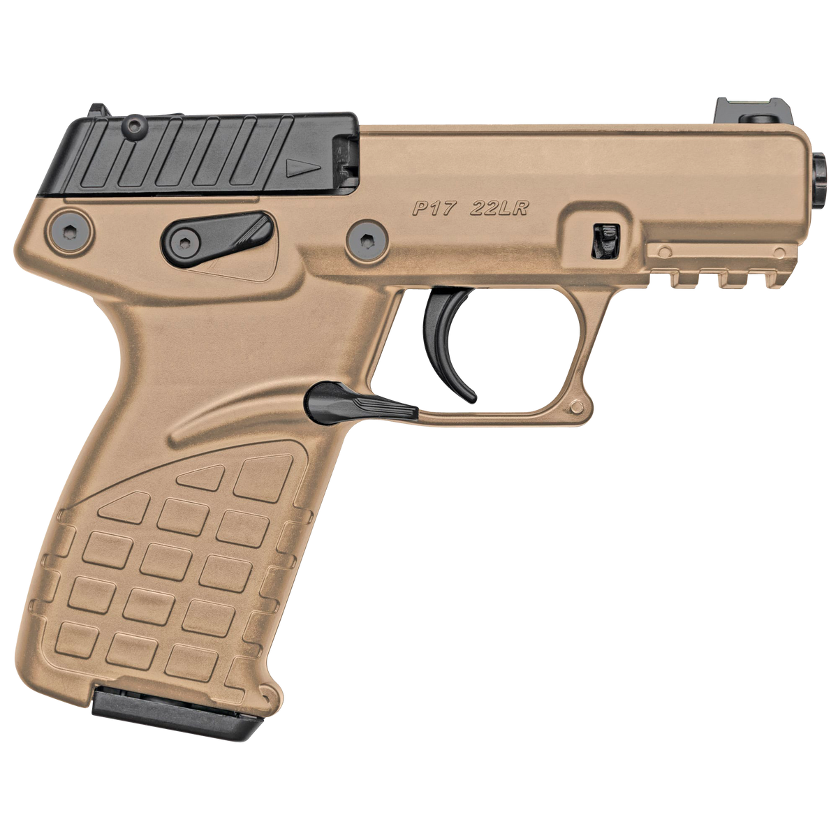 Kel-Tec P17 22 LR 3.80" 16+1 Tan Polymer Frame Semi-Auto Pistol