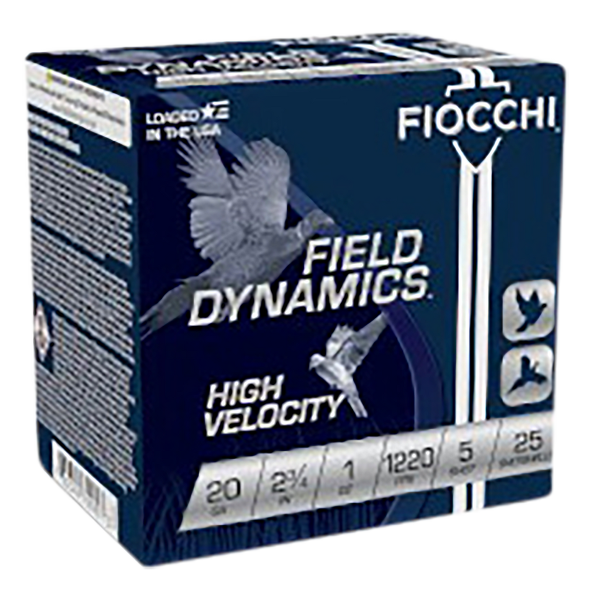 Fiocchi 20HV5 Field Dynamics High Velocity 20 Gauge 2.75" 1 oz #5 Lead Shot - Box or Case