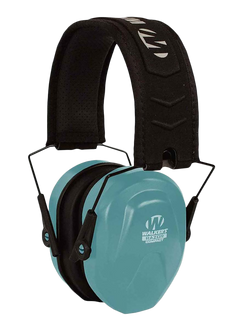 Walkers Game Ear Razor Compact Passive Muff 24 dB Over the Head Teal/Black Polymer - Youth/Women