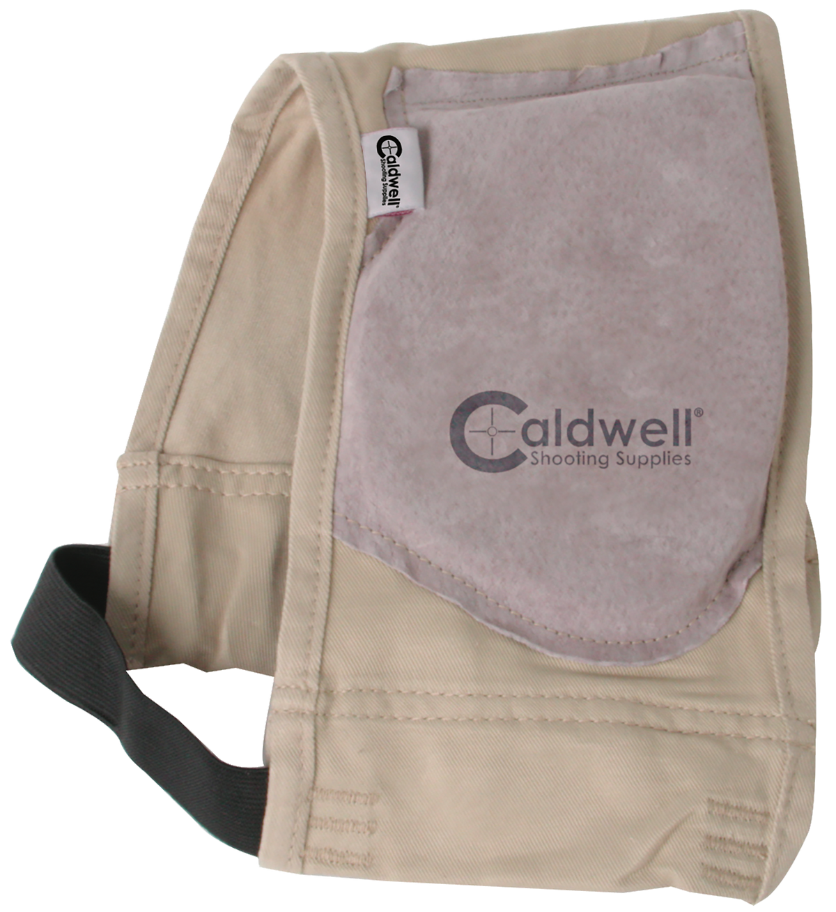 Caldwell Magnum Recoil Shield Tan Cloth w/Leather Pad 1/2" Pad