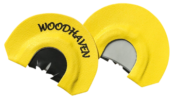 WoodHaven Custom Calls Black Reactor 3-Reed Turkey Diaphragm Mouth Call - Yellow