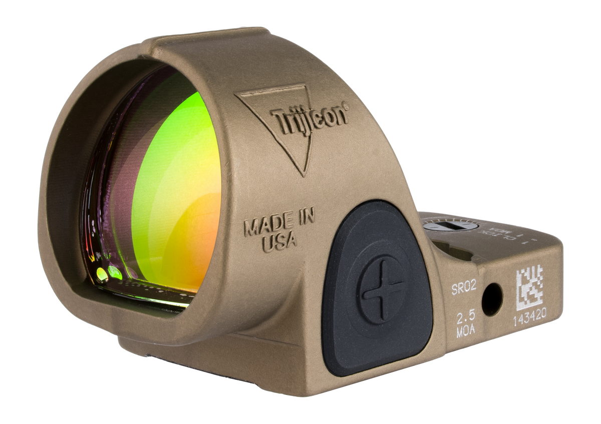 Trijicon SRO 5.0 MOA Adjustable LED Red Dot Sight - Coyote Brown