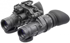 AGM Global Vision UNVG Night Vision Goggles Gen 3 Auto-Gated White Phosphor Level 1 1x 64-72 Ip/mm - Black