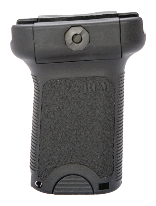 BCMGunfighter Short Vertical Grip Polymer Black Aggressive Texture - Picatinny