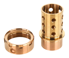 Q LLC Plan-B Tirant Mount Steel Copper - Cherry Bomb Suppressor Adapter