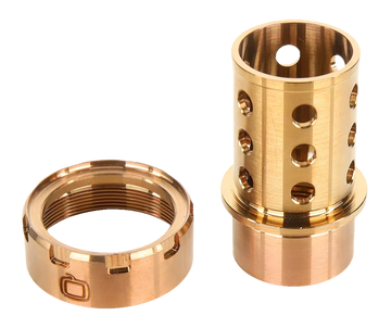 Q LLC Plan-B Tirant Mount Steel Copper - Cherry Bomb Suppressor Adapter