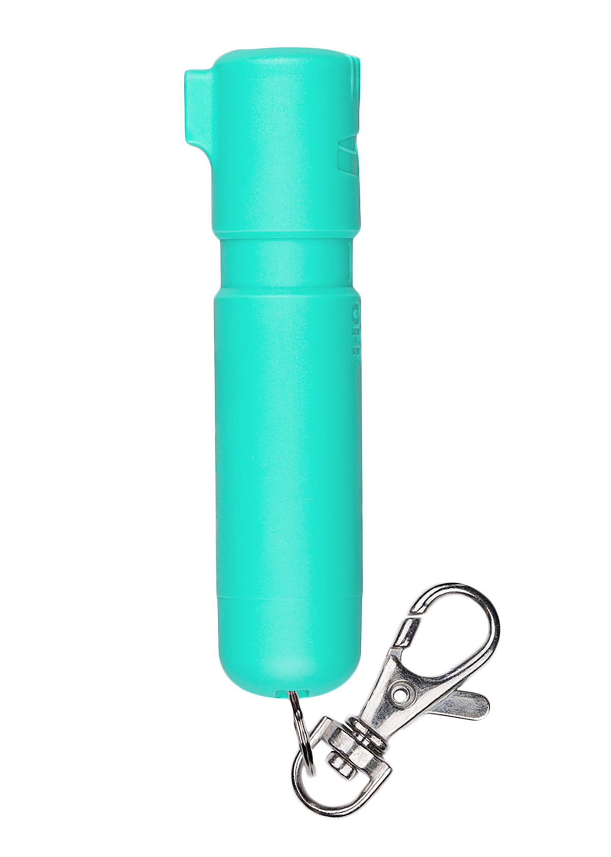 Sabre Mighty Discreet .20 oz Pepper Spray 12 ft Range Mint w/UV Dye - Includes Key Ring/Snap Clip