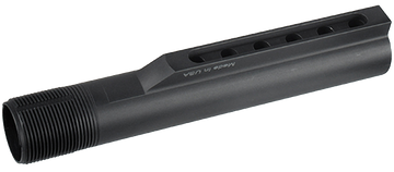 UTG Pro TLU001 Mil-Spec 6-Position AR-15 Buffer Tube - Black Hardcoat Anodized