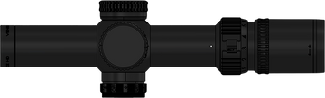 Zero Tech Optics Vengeance HD 1-10x28mm 34mm Tube FFP Illuminated Rifle Scope