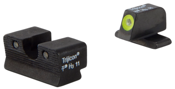 Trijicon HD Night Sights Green Tritium Yellow Outline Front / Black Outline Rear - Fits Springfield XD-S/XD-E