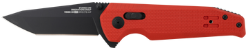 S.O.G Vision XR LTE 3.36" Folding Tanto Plain CTS XHP Red G10 Handle
