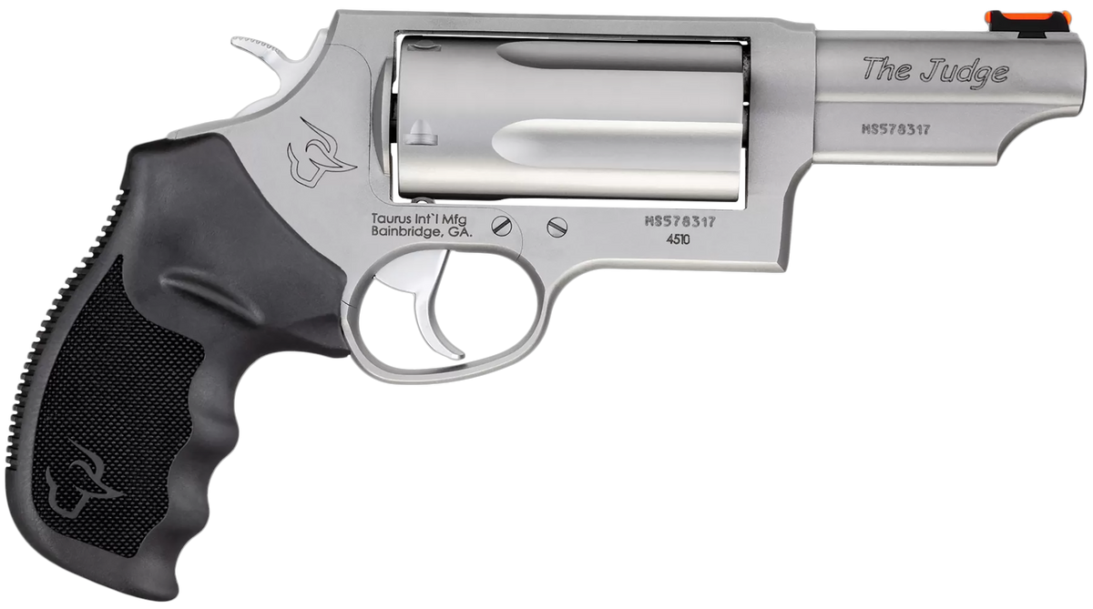 Taurus Judge Magnum 45 Colt (LC)/410 Mag 3" 5-Rd DA/SA Revolver - Matte Stainless