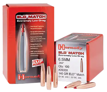 Hornady ELD Match .338 285gr Polymer Tip Bullets - 50/Box