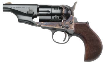 Taylor's & Company 1860 Army Snub Nose Pietta 44 Cal 6-Shot 3" Percussion SAO Revolver - Walnut Birdshead Grip