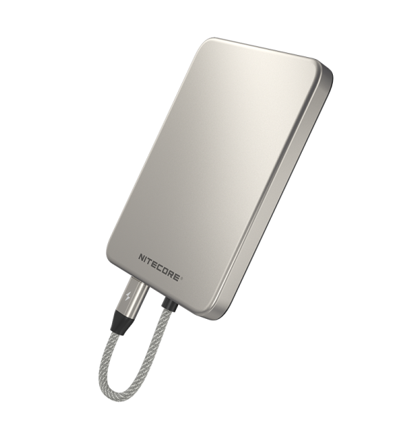 Nitecore Pocket 5 5000mAh Ultra-Thin Magnetic Power Bank - White