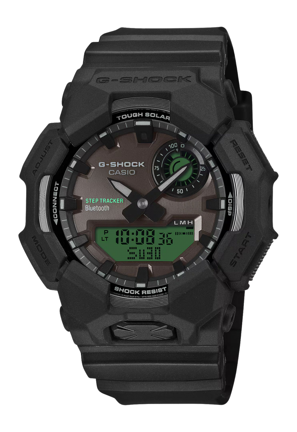 G-Shock GA-B010 Analog-Digital Black/Electro Green Solar Watch