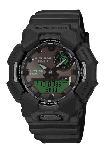 G-Shock GA-B010 Analog-Digital Black/Electro Green Solar Watch