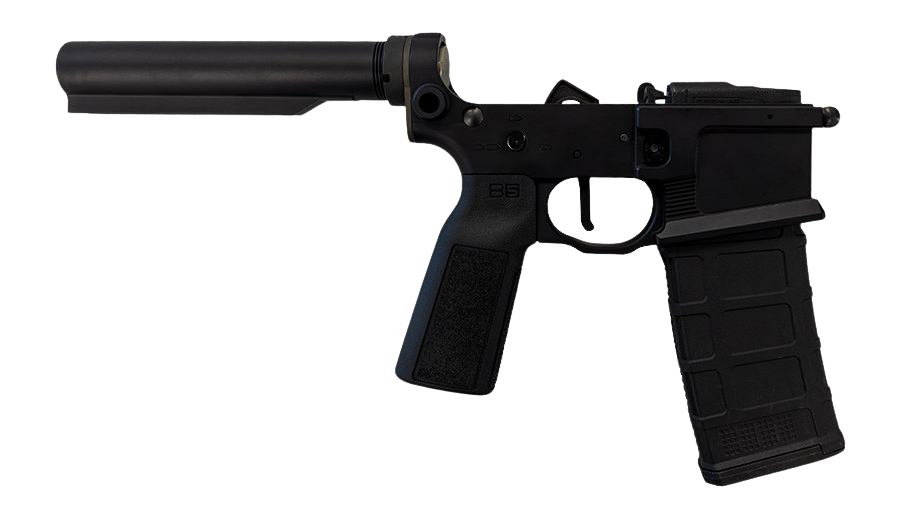 Franklin Armory Libertas Multi-Cal 7075-T6 Aluminum Billet Black Stripped Lower