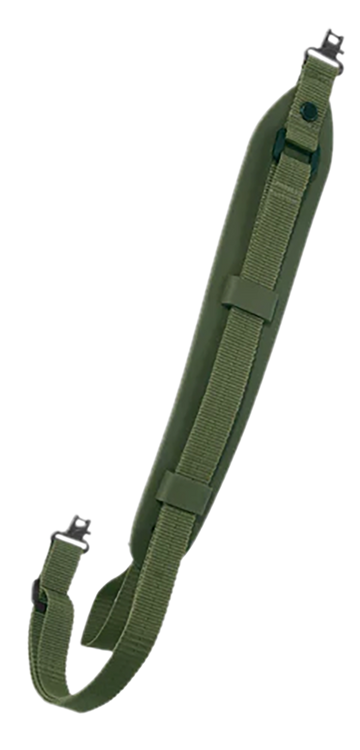 Outdoor Connection Super Grip Sling 2" x 32" Green Nylon Padded w/ 1" Swivel for Rifle/Shotgun