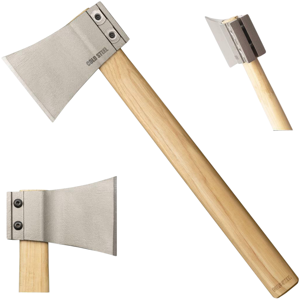 Cold Steel CS90AXA Professional Thrower 4" Hatchet 1055 Carbon Steel American Hickory Handle 16" OAL