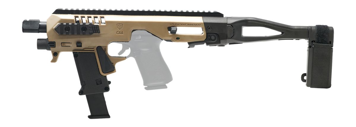 Roni Micro Roni Gen 4 9mm Luger Conversion Kit for Glock 17/19 - FDE