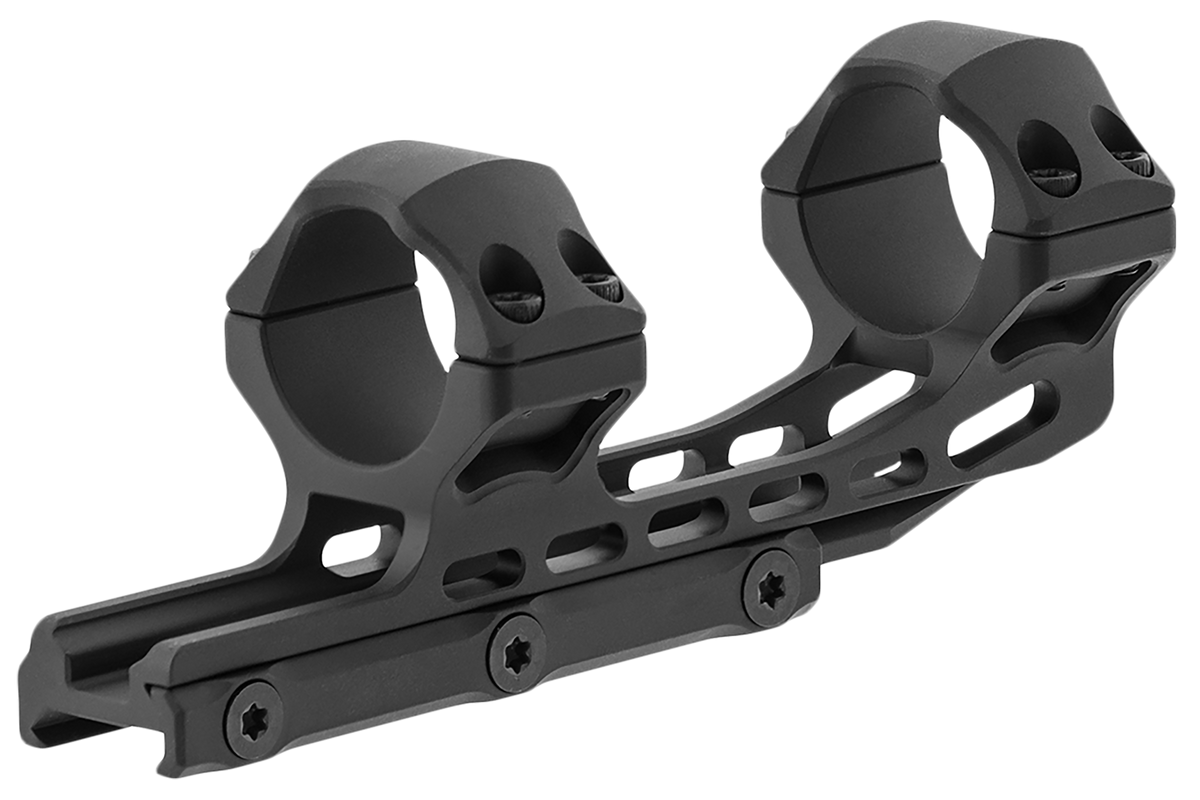 UTG ACCU-SYNC 30mm Picatinny Cantilever Scope Mount - High Profile 50mm Offset - Black