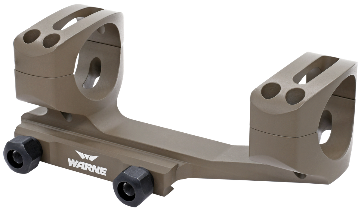 Warne XSKEL30DE X-SKEL Scope Mount/Ring Combo 30mm Ultra High - Flat Dark Earth Cerakote