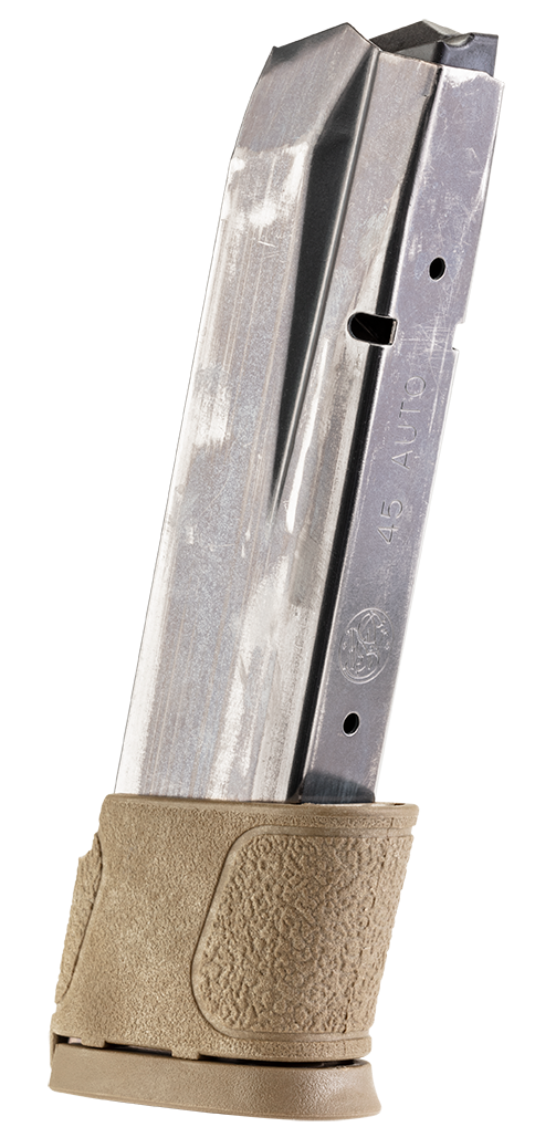 Smith & Wesson M&P 45 ACP 14rd Steel Magazine - Brown Base Plate