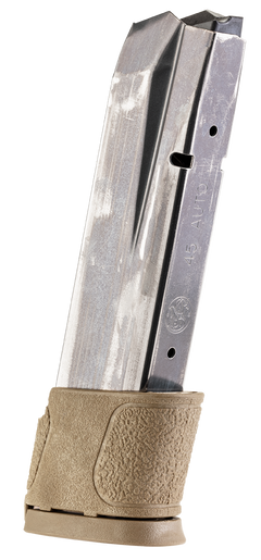 Smith & Wesson M&P 45 ACP 14rd Steel Magazine - Brown Base Plate