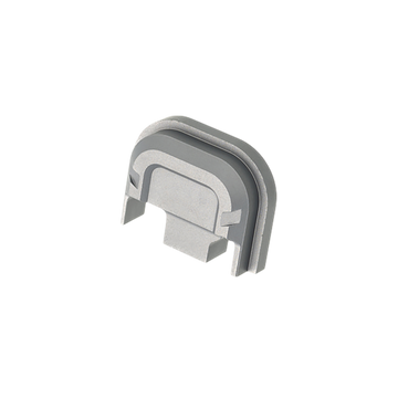Tyrant CNC Slide Cover Plate Chevron Design Glock Gen 1-4 Gray Aluminum