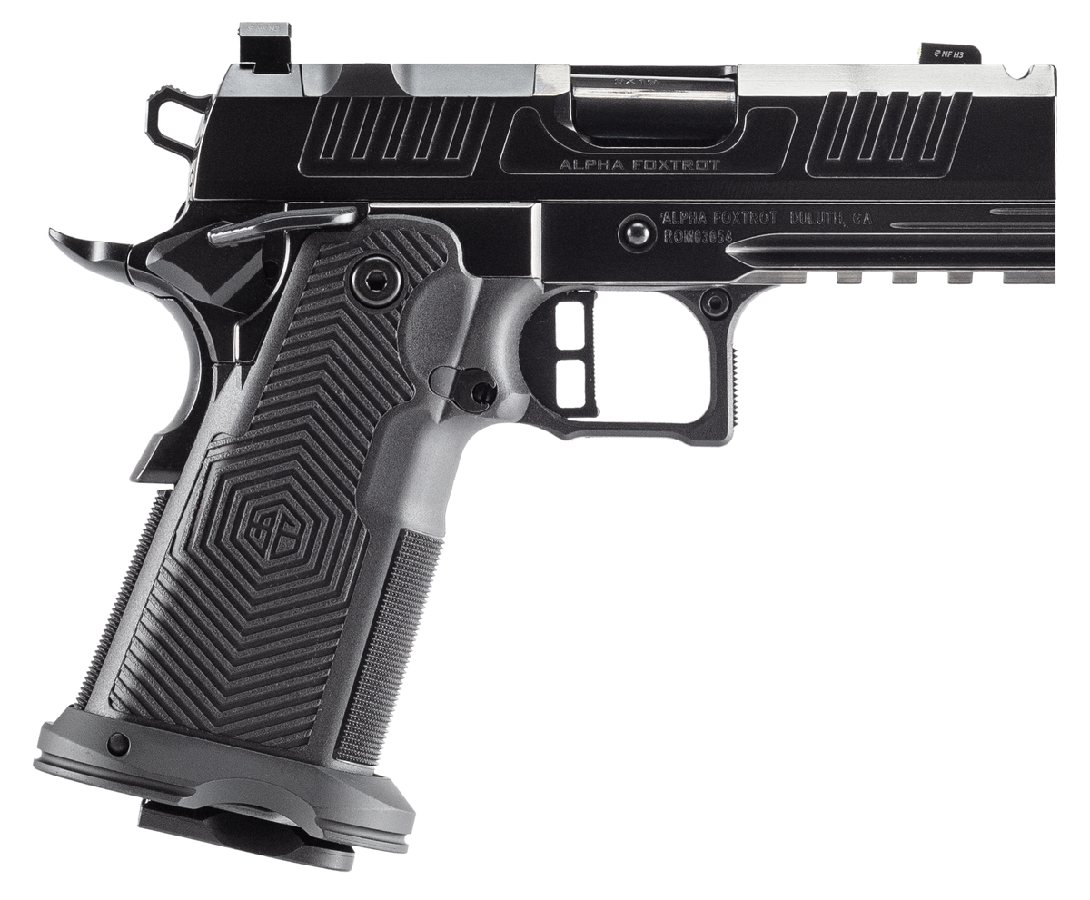 Alpha Foxtrot AF1911 Romulus 9mm Luger 3.5" Semi-Auto Pistol - Black
