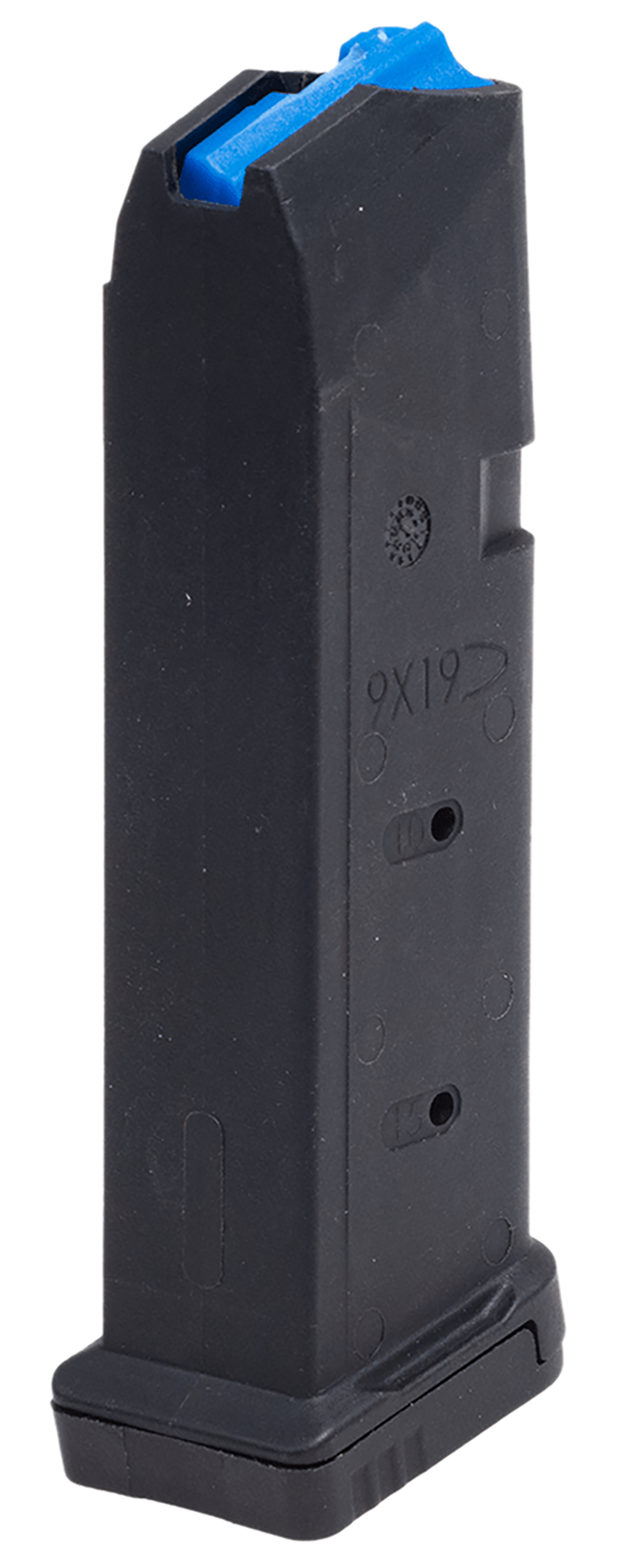 Leapers RBTGL915 9mm 15rd Polymer/Steel Magazine for Glock 19/26 - Matte Black