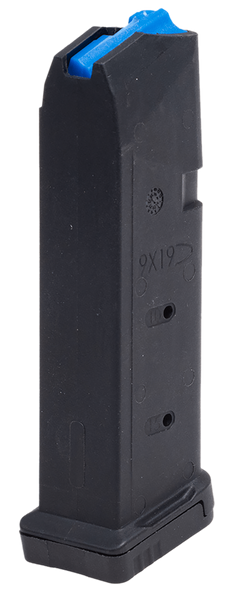 Leapers RBTGL915 9mm 15rd Polymer/Steel Magazine for Glock 19/26 - Matte Black