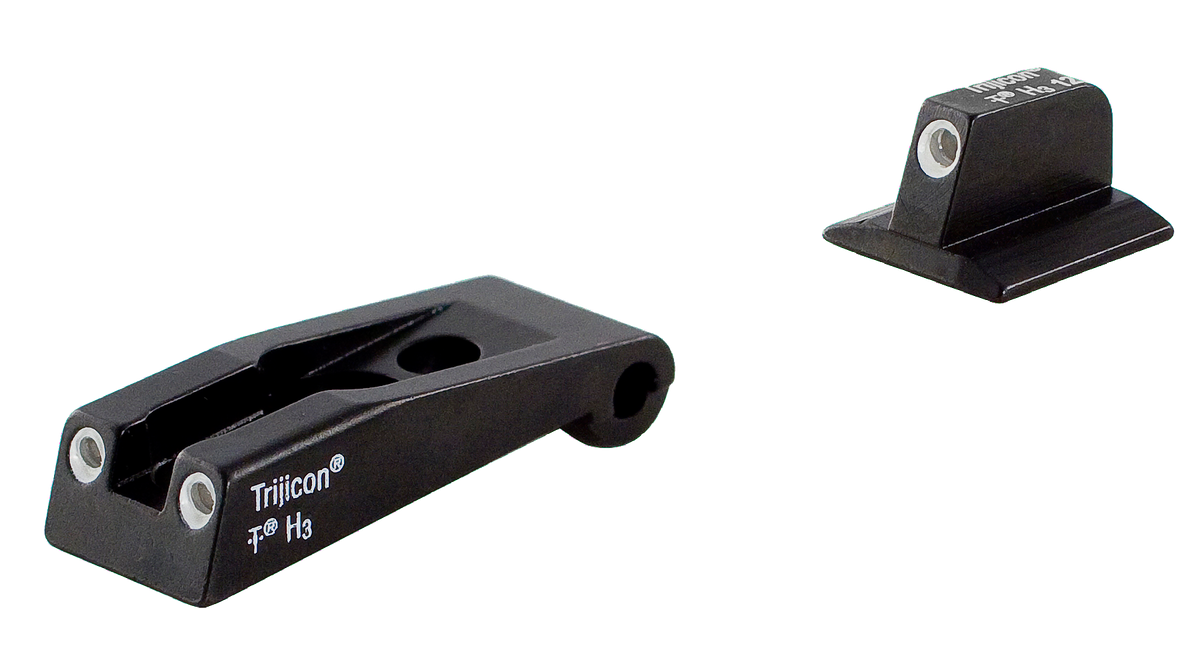 Trijicon 600590 Bright & Tough Night Sights Green Tritium White Outline Front/Rear Set - Ruger SR9/SR9c/SR40/SR40c/SR45
