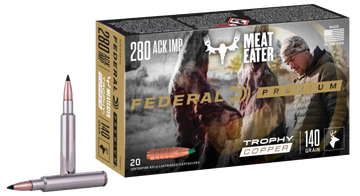 Federal Premium 280 Ackley Improved 140gr Trophy Copper 20rd - Box or Case