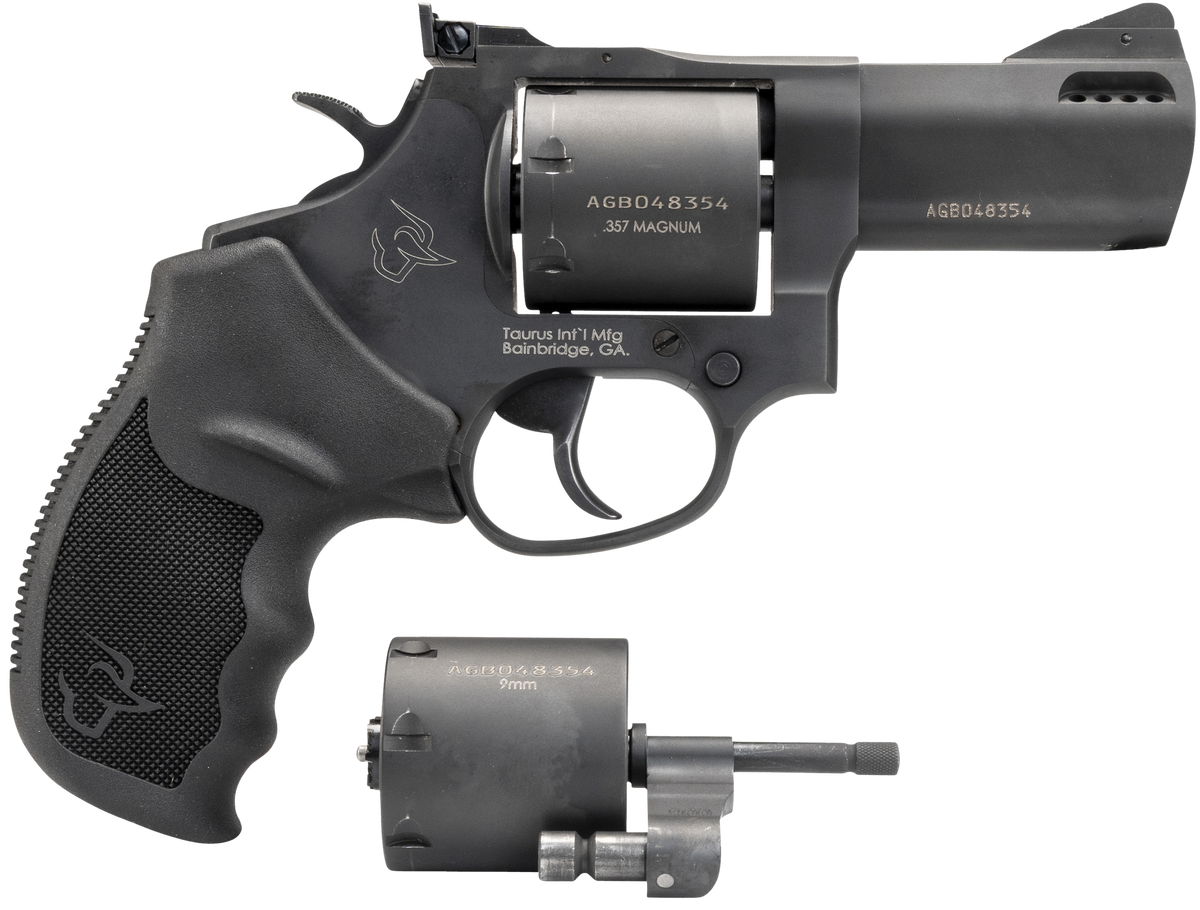 Taurus 692 Medium 38 Special +P/357 Mag/9mm Luger 3" 7-Shot DA/SA Revolver - Matte Black