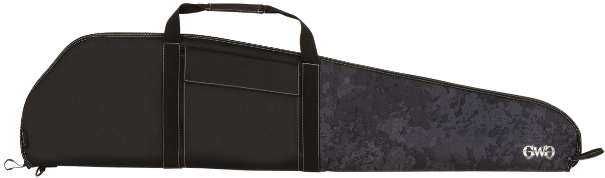 Girls With Guns Midnight 46" Rifle Case Black/Shade Blackout Camo - Locking Zipper