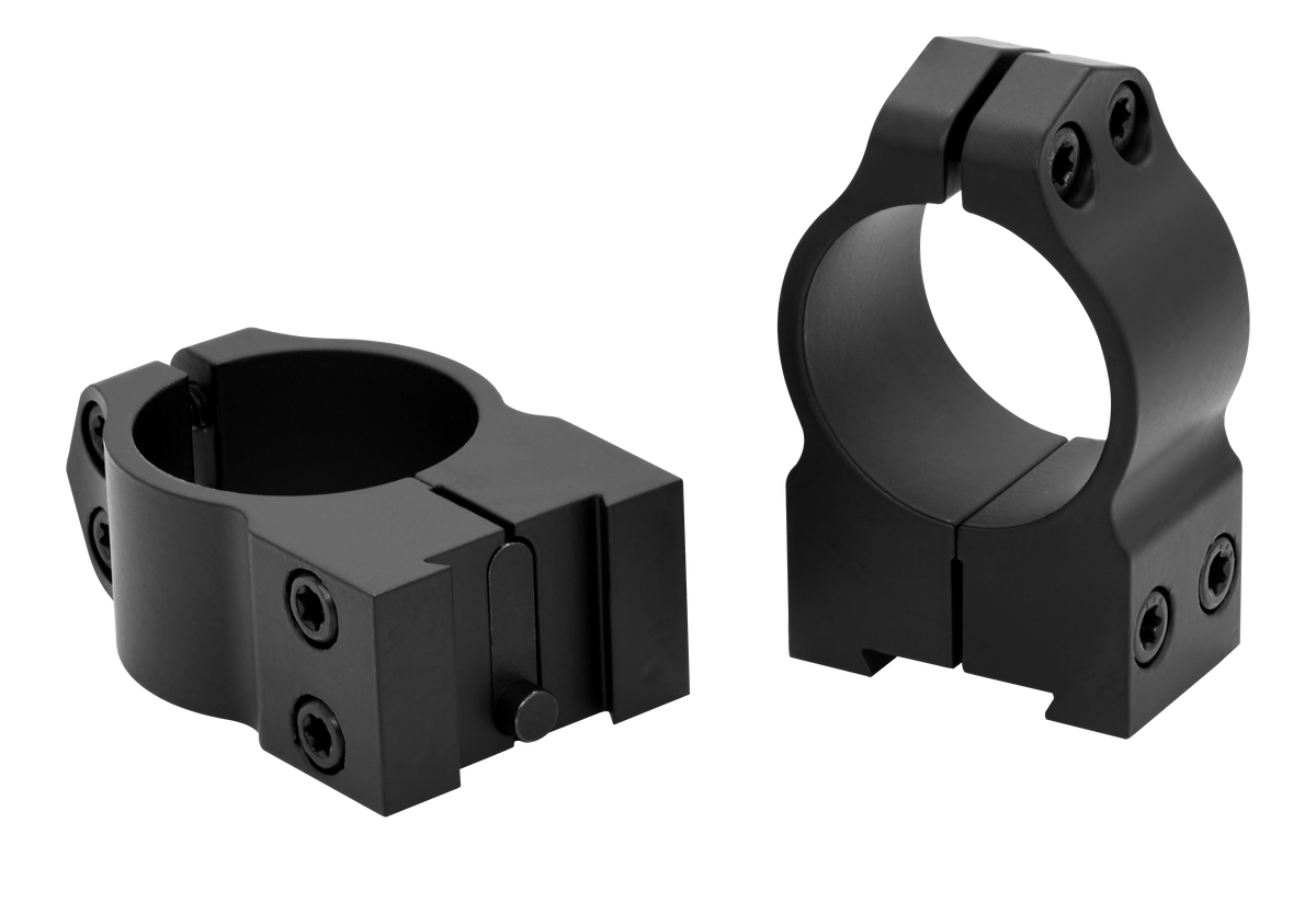 Warne 1TM Maxima Tikka 1" Medium Matte Black 0 MOA Scope Rings