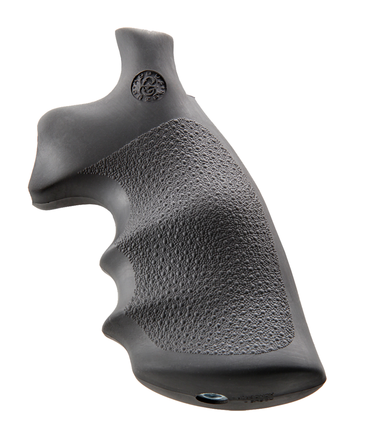 Hogue 19002 Conversion Monogrip Black Rubber Finger Grooves S&W K/L-Frame Round Butt