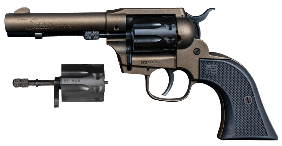 Diamondback Sidekick 22 LR/22 WMR 9rd 4.5" Revolver - Midnight Bronze