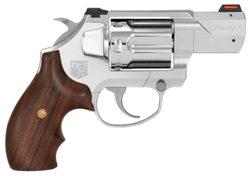 Diamondback SDR 357 Mag/38 Special +P 2" 6-Shot DA/SA Revolver - Polished Stainless Hogue Wood Grip