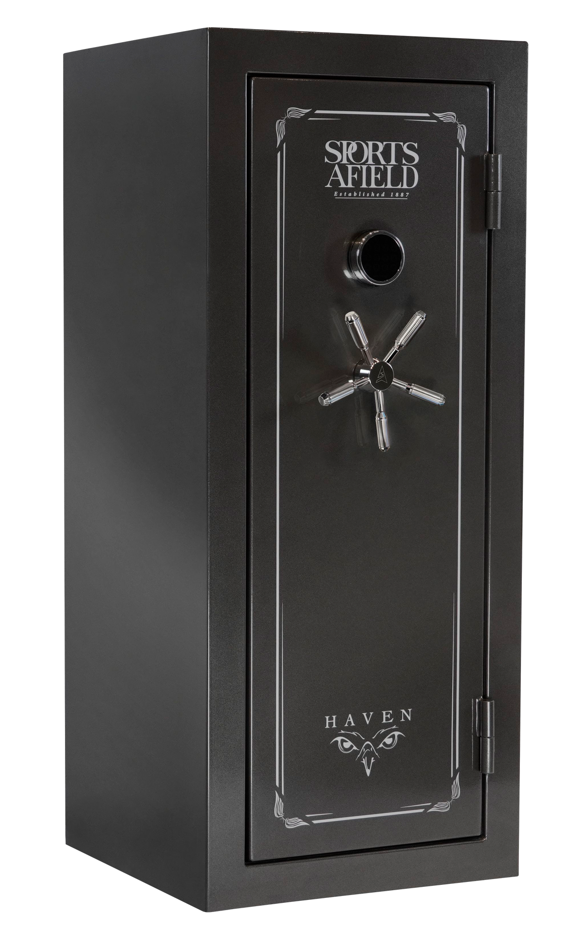 Sports Afield Haven SECSA5925HX 24+4 Fireproof Gun Safe 59x25x24 Dark Gray Metallic