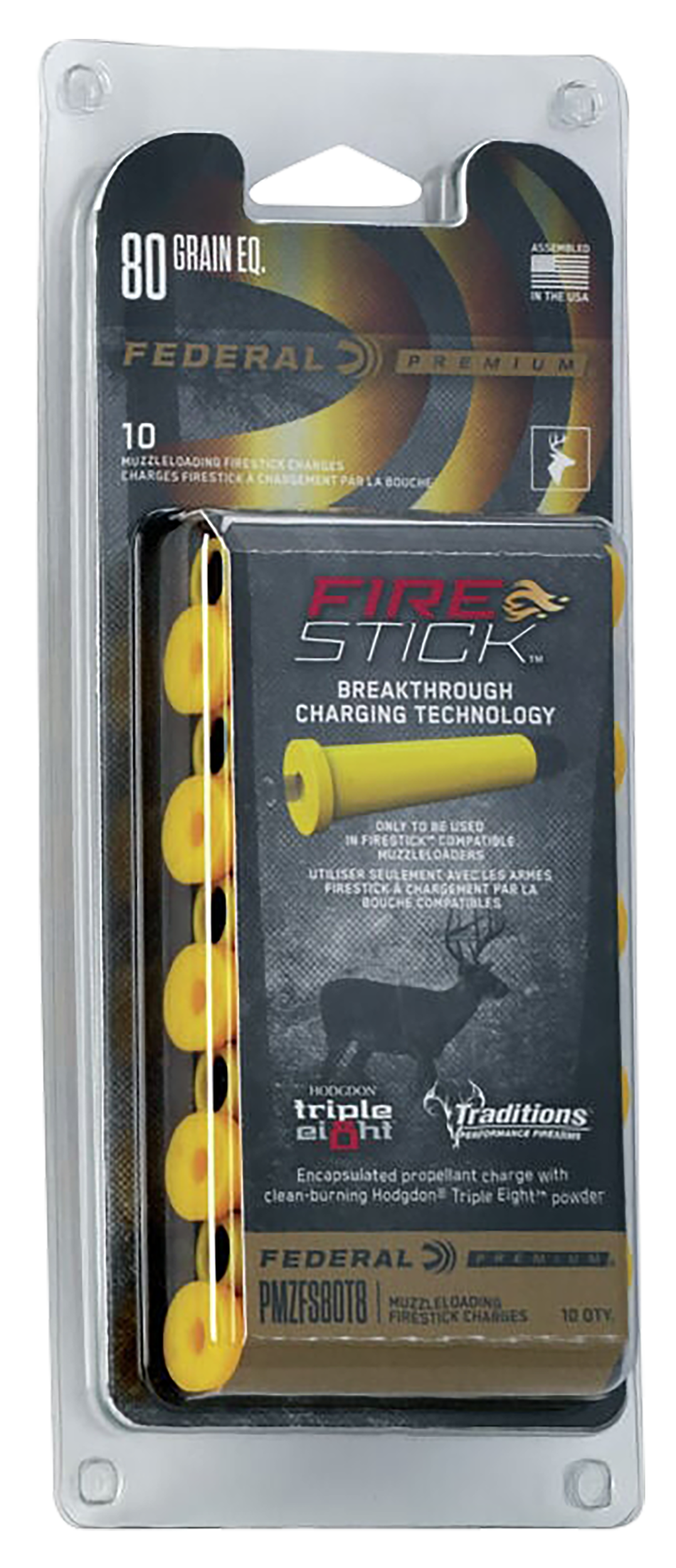 Federal Premium FireStick 50 Cal 80gr Muzzleloader Charge