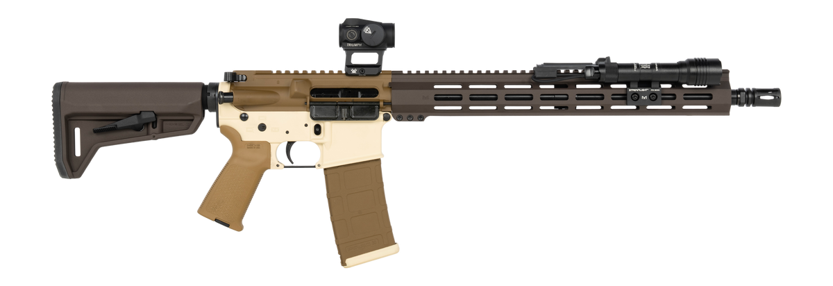 Shark Coast Tactical Drake 5.56 NATO 16" 30+1 Semi-Auto AR-15 Rifle Bundle - Black