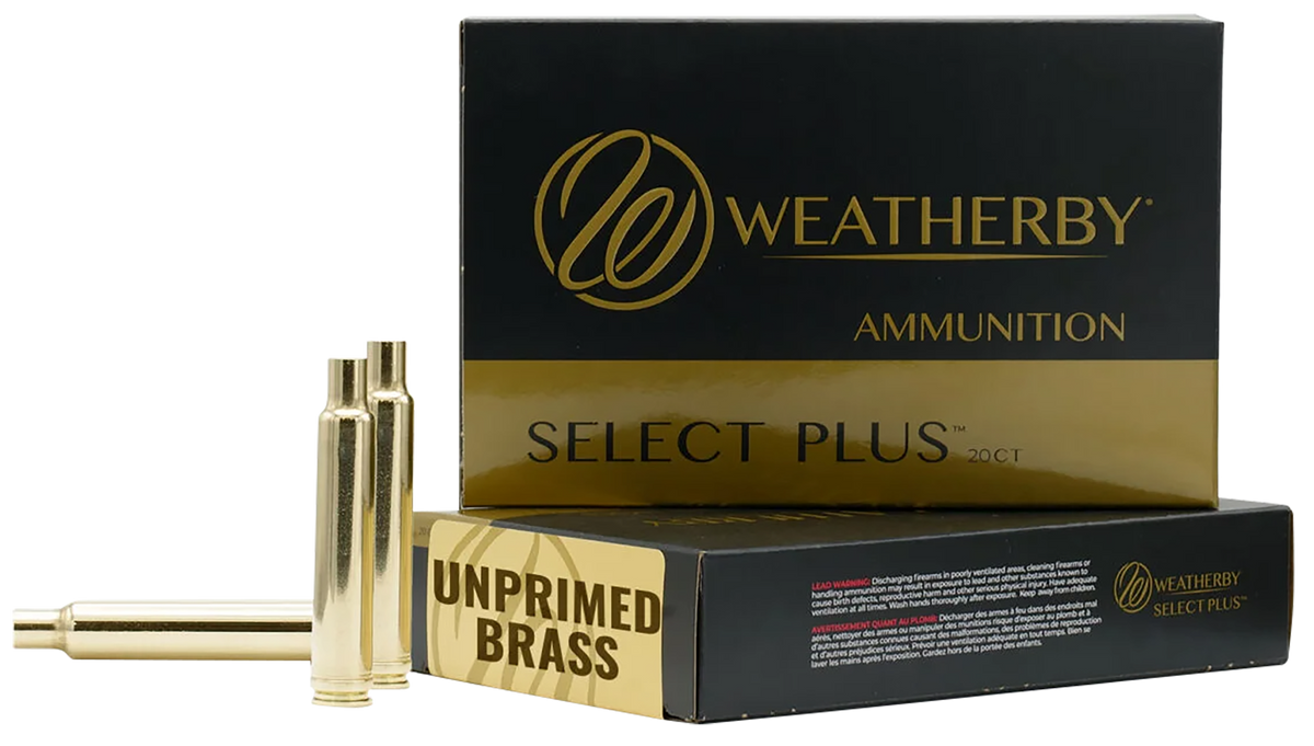 Weatherby 7mm Weatherby Magnum Unprimed Brass Cases 20/Box