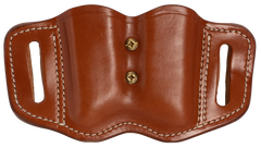 1791 Gunleather MAG-F 2.2 Double Mag Holster Double Stack Belt Slide Classic Brown Leather